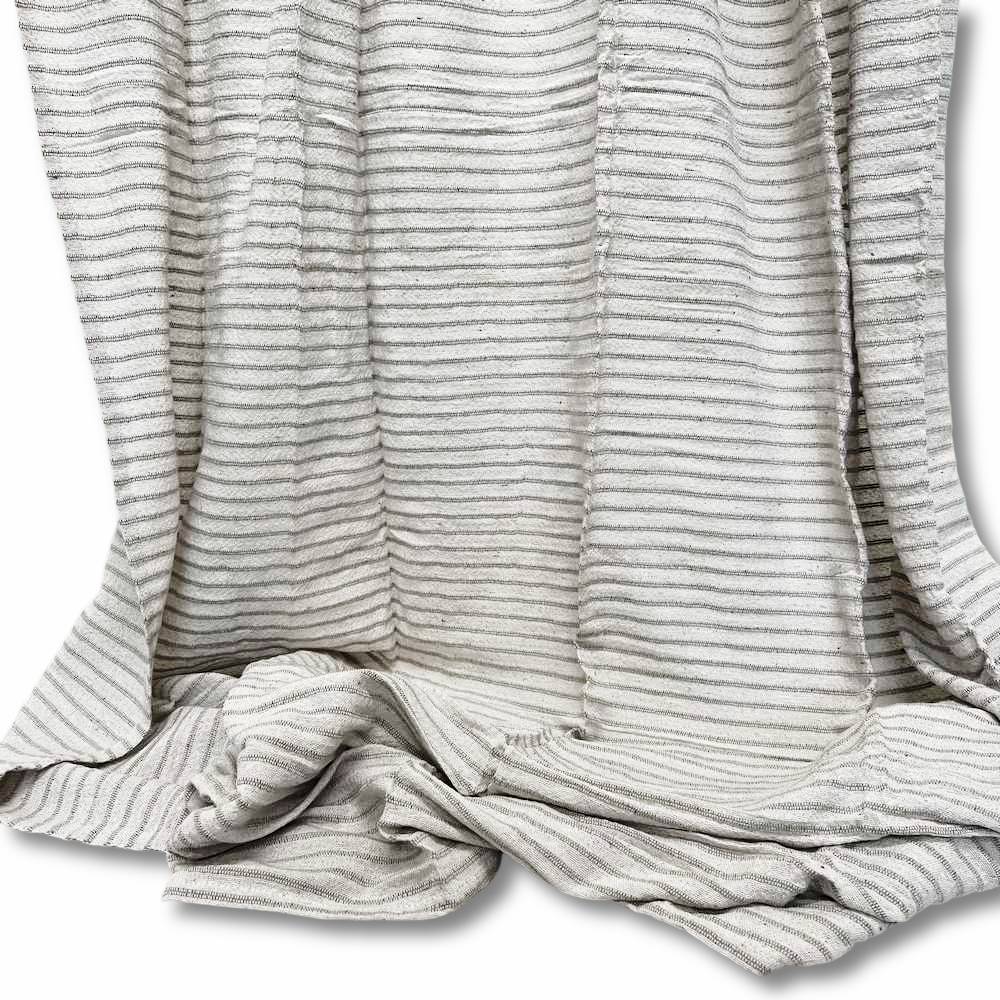 Copritutto, copriletto, telo arredo matrimoniale cotone rigato estivo STEP SGHOME