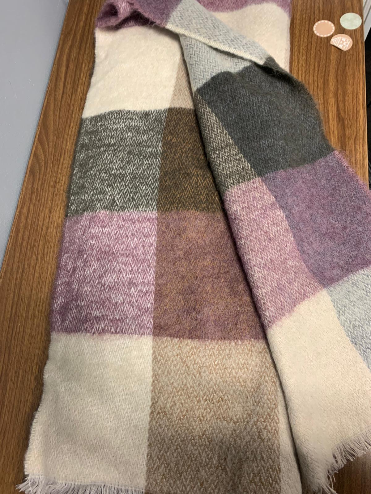 Plaid Sofia Toscano home luxury design 180x140 Lana e Mohair