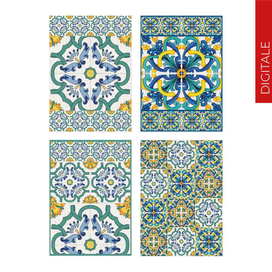 Strofinacci Vetri Candy set di 4 pezzi 100% cotone sghome