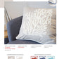 Fodere con corallo grande Marea cuscini 45x45 ricamati Marea SG home