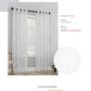 Tenda Giselle ricamata 140x290 e 2.00x290 Sghome