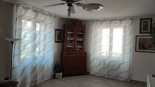 Tenda Faraon larga  200x h280 di tessile d'arte