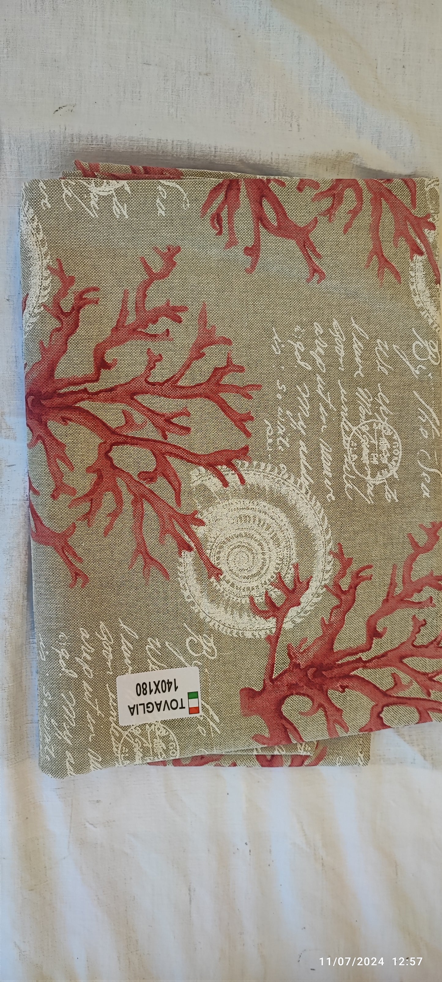 Tovaglie di cotone 140x140, 140x180 e 140x240 e 140x300 e rotonde diam 180