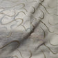 Tendina confezionata a vetro larga 60 cm  ricamata disegno con onde di colore bianco, grigio , beige e blu