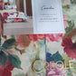 Completo lenzuolo copriletto matrimoniale Camelia produzione artigianale Toscana  della Creole