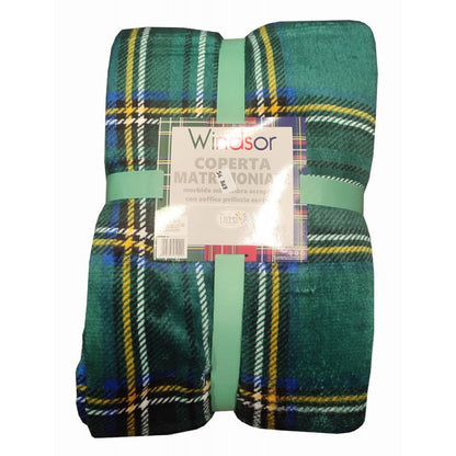 Plaid Pile Agnellato  Stampati Windsor Della Diadema Doppio Strato