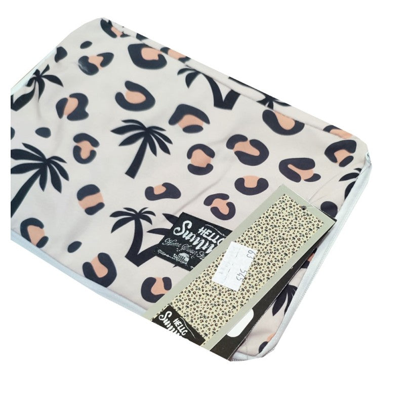 TELO MARE LETTINO CON TASCHE E CUSCINO GONFIABILE 70X185CM HELLO SUMMER VARI DISEGNI HOME SWEET HOME