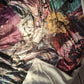 Plaid Atelier in velluto stampa digitale con sherpa Agnellato bianco misura 160x210