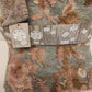 Plaid lana cotta 170x150 con fiori produzione artigianale italiana Toscana Perlatex