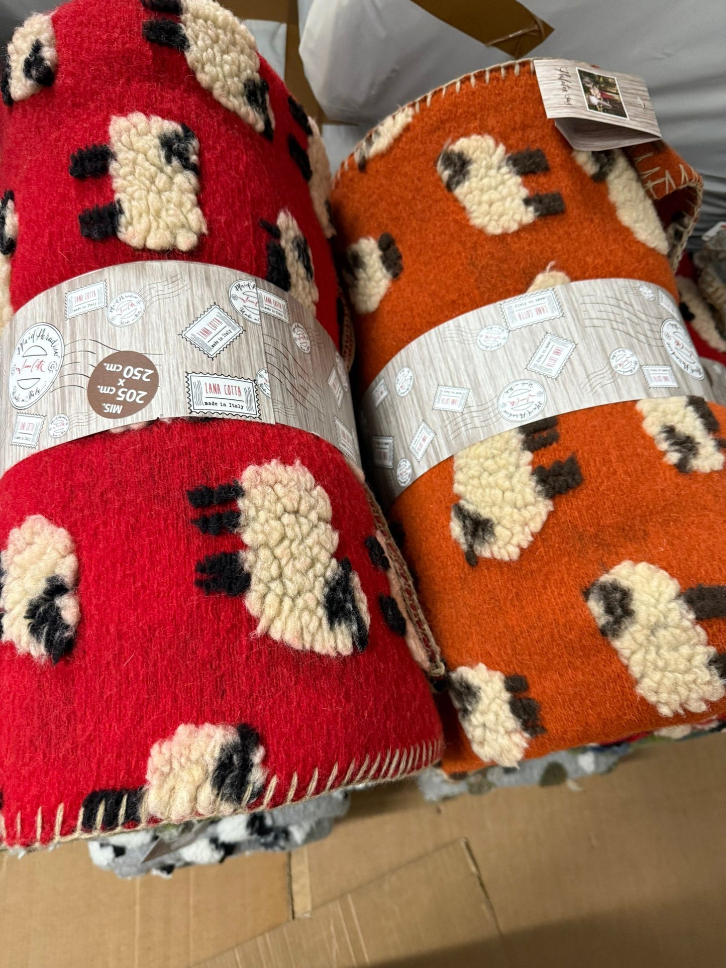 plaid lana cotta produzione italiana Toscana  150x170 Perlatex