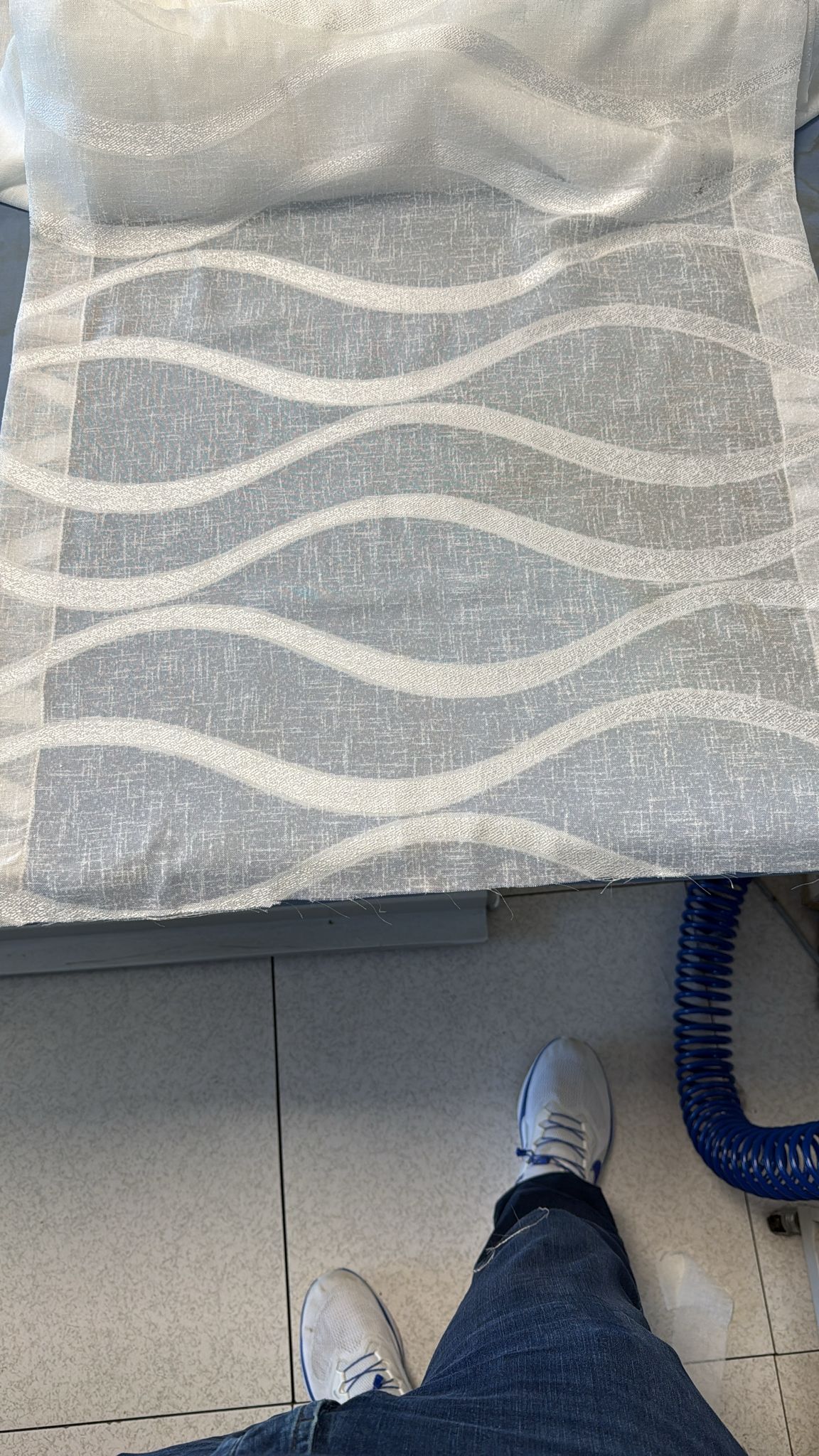 Tendina lino al 45% larga 60 cm produzione italiana a vetro