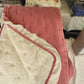 Art Deco Two-Tone Voilà Quilt, Solid Color Double Face