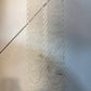 Tendina tirolese h 60, h 150 lino e macramè, ricamata in rilievo produzione italiana