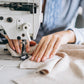 Tendina lino al 45% larga 60 cm produzione italiana a vetro
