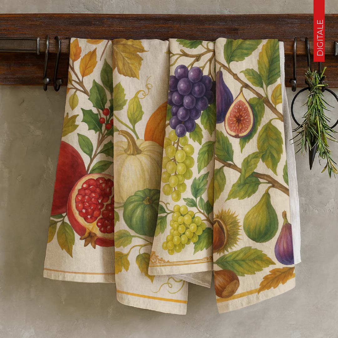 Strofinacci 100% cotone digitale Sghome set 4 pezzi