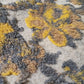 Plaid lana cotta 170x150 con fiori produzione artigianale italiana Toscana Perlatex