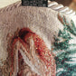Cuscino Cari' in gobelin con lurex  con cordone e cerniera   misura 35x72 produzione Italiana
