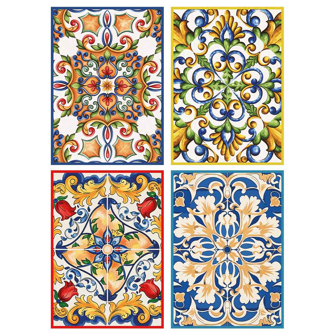 Strofinacci set 4 pezzi Tuali Candy 100% cotone sghome