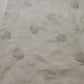 Glass curtain embroidered in relief with hearts, 45 cm wide and 60 cm wide
