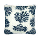 Fodere con Corallo small sia  con cuscino interno 45x45 che senza   ricamo punto in spugna e piping 100% cotone