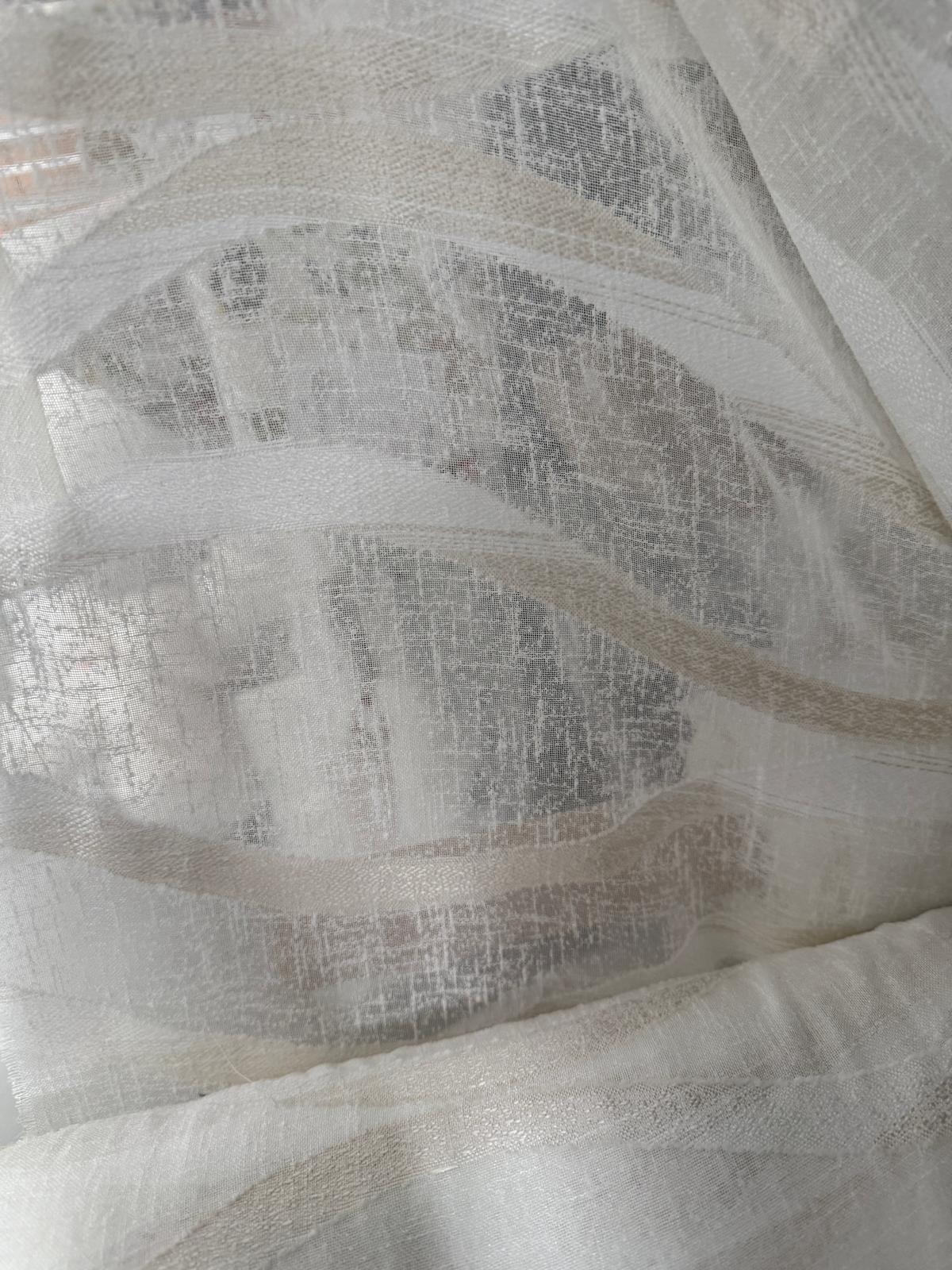 Tendina lino al 45% larga 60 cm produzione italiana a vetro