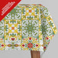 Tovaglia idrorepellente disegno Maiolica