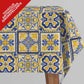 Tovaglia idrorepellente disegno Maiolica