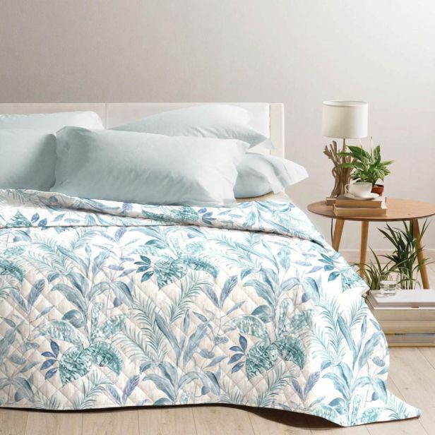 Copriletto estivo Dalisia matrimoniale Sghome e coordinato completo letto copriletto