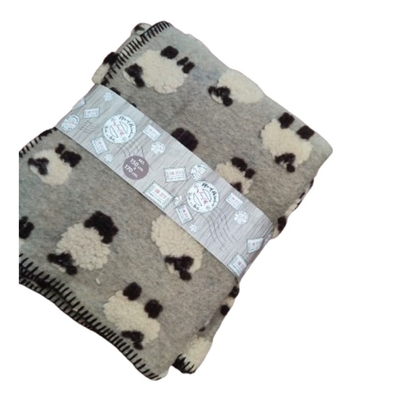 plaid lana cotta produzione italiana Toscana  150x170 Perlatex