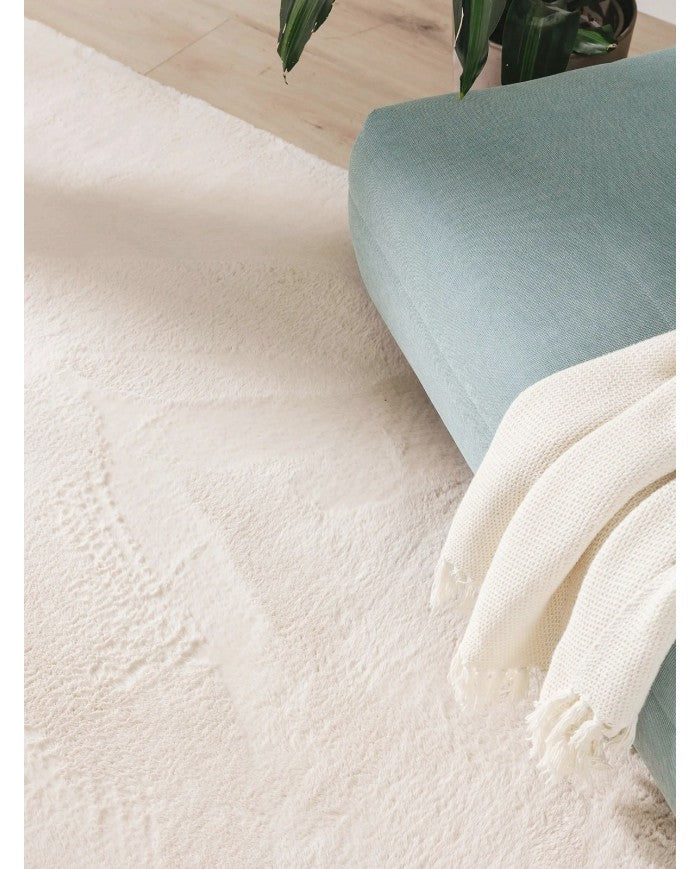 Tappeto Eva Scontati del 30% in ecopelliccia di Lapin  Sghome 60x100 e 65x130
