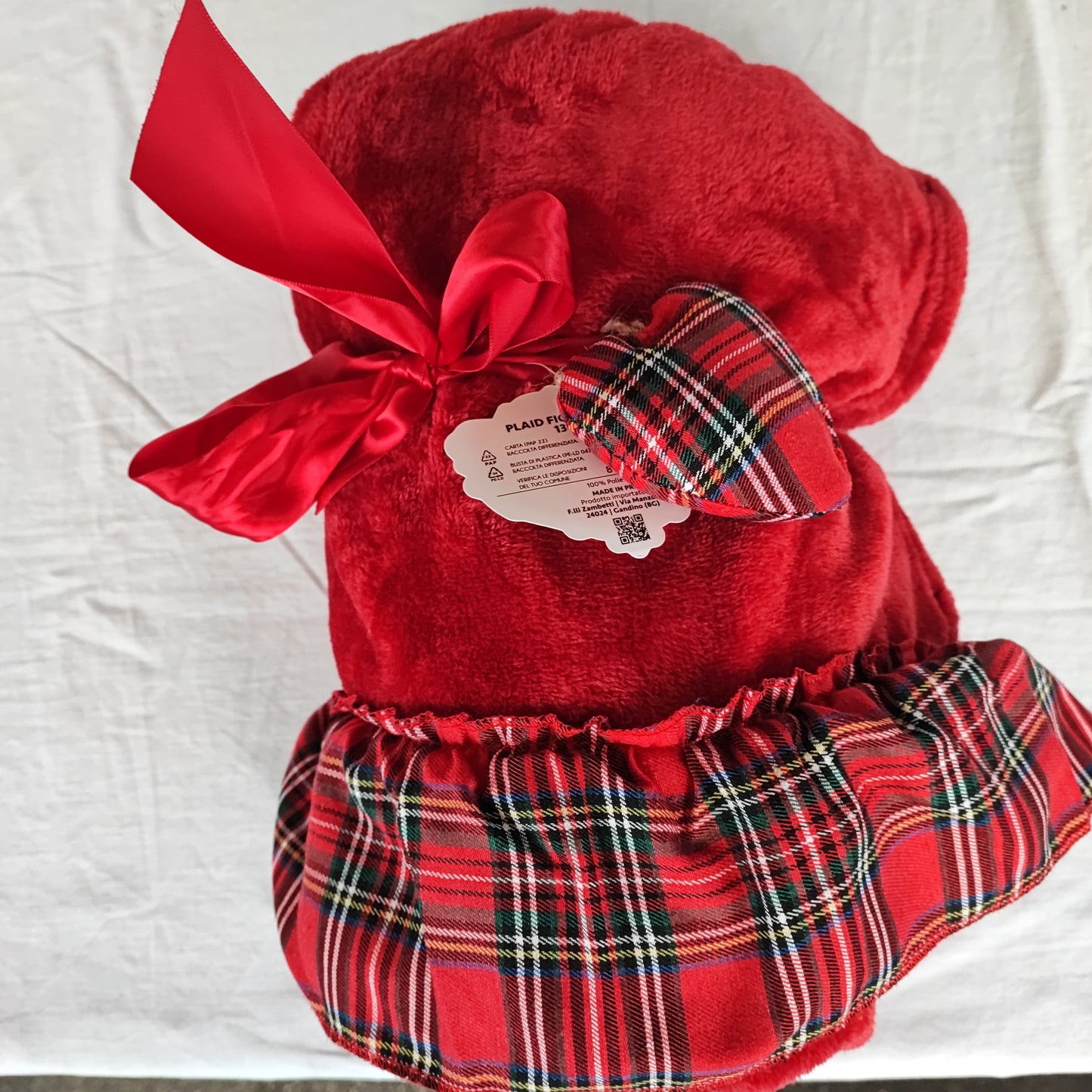 Plaid Fleece 130X160 Fiocco Frill Sophie