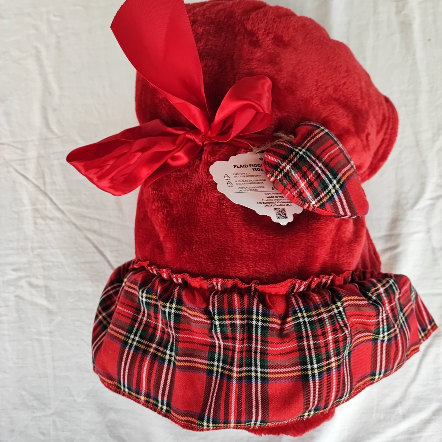 Plaid Fleece 130X160 Fiocco Frill Sophie