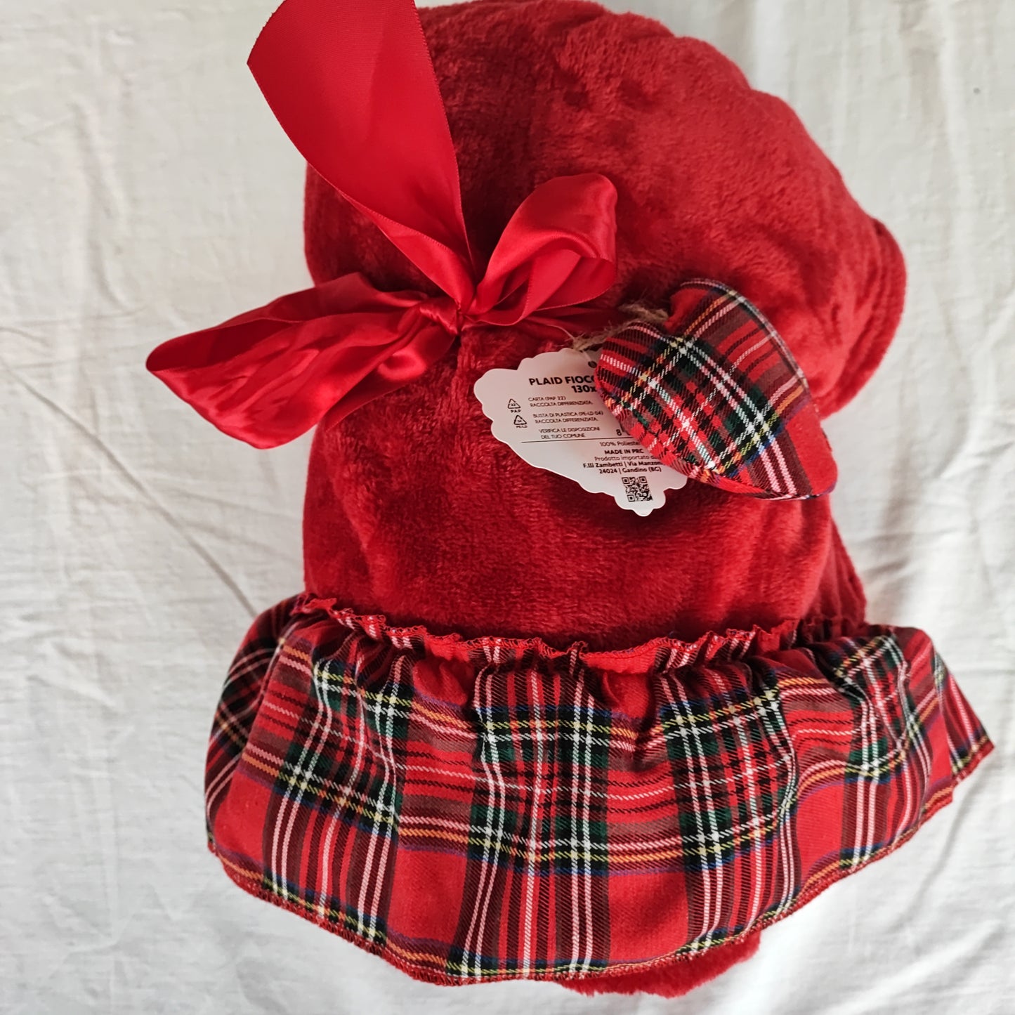 Plaid Fleece 130X160 Fiocco Frill Sophie